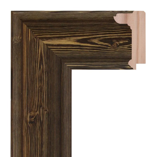 Ceviz Renkli Cilalı Ahşap Çerçeve