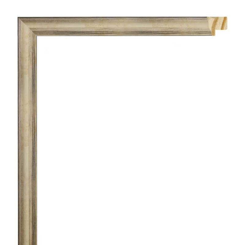 Şampanya Renkli Ahşap Çerçeve - Siyah Zeminli