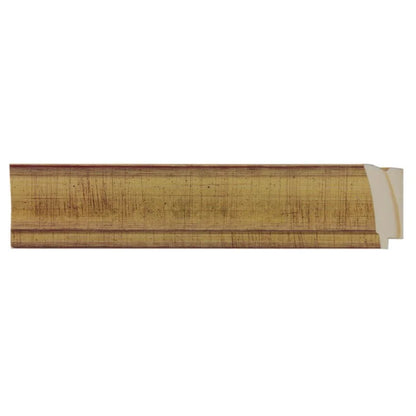 Gül Altın Ahşap Çerçeve - Kırmızı Zeminli