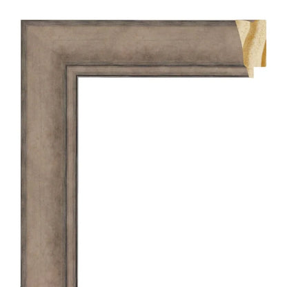 Bronz Ahşap Çerçeve - Siyah Zeminli