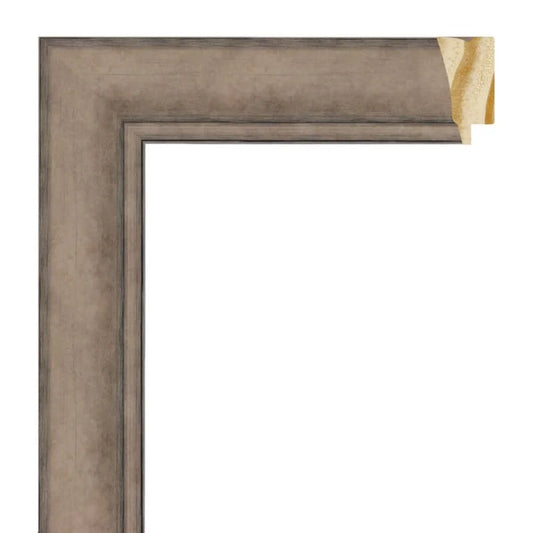 Bronz Ahşap Çerçeve - Siyah Zeminli