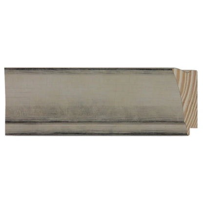 Gümüş Ahşap Çerçeve - Siyah Zeminli