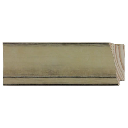 Açık Altın Ahşap Çerçeve - Siyah Zeminli