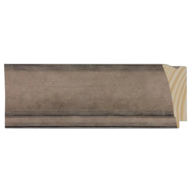 Bronz Ahşap Çerçeve - Siyah Zeminli