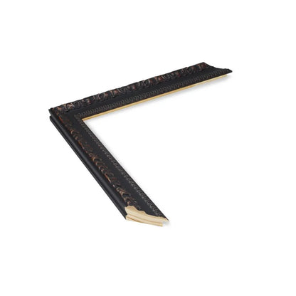 Siyah / Ceviz Klasik Desenli Ahşap Çerçeve