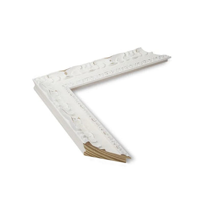 BEYAZ ESKİTME DOĞAL AHŞAP ÇERÇEVE