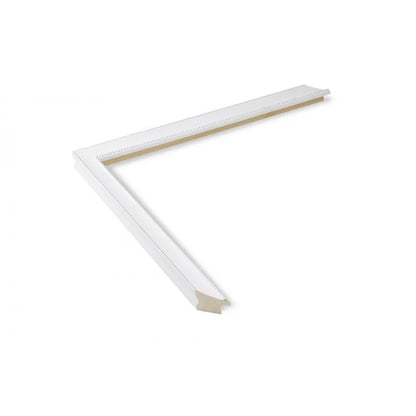 Beyaz Eskitmeli Ahşap Çerçeve