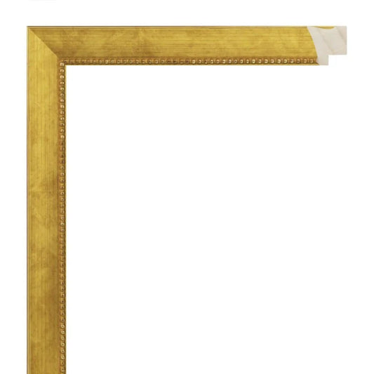 Sıcak Tonlu Altın Ahşap Çerçeve