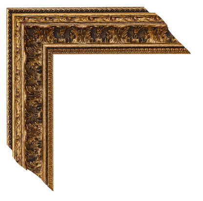 Bronz Eskitilmiş Ahşap Oyma Çerçeve