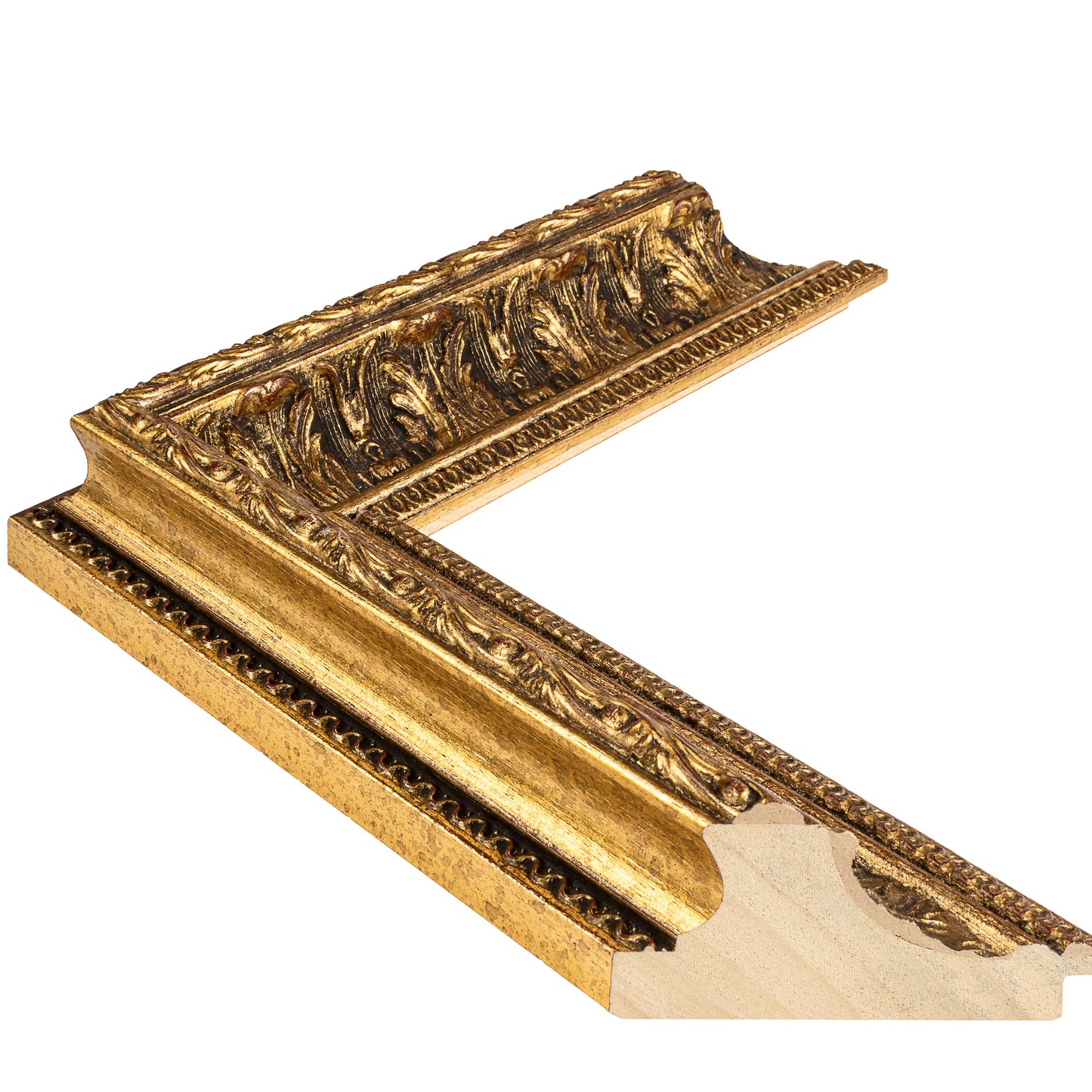 Bronz Eskitilmiş Ahşap Oyma Çerçeve